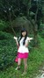 美女 漂亮 长发 粉裙