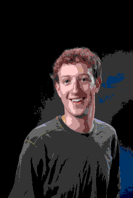 扎克伯格 Zuckerberg 变鬼  特效 闪鬼