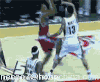 詹姆斯 篮球 NBA 追帽 甩球