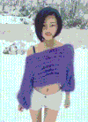 美女 性感 妩媚 妖娆 下雪