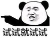 金馆长 熊猫头 手势 试试就试试