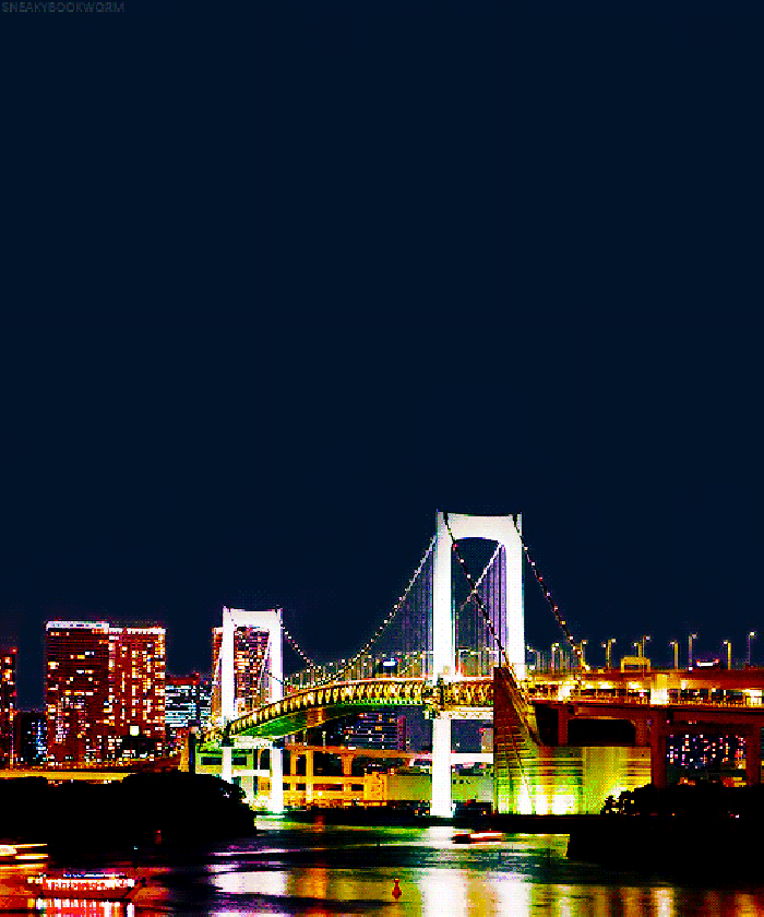 夜景 桥 灯光 美丽