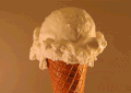 冰淇淋 熔化 美味 甜点