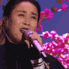 那英 唱歌 话筒 八字眉