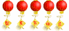 国庆节快乐 喜庆 红灯笼 祝福