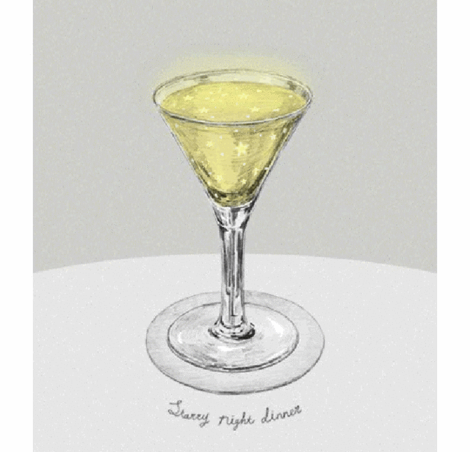 酒杯 黄色 闪光 漂亮