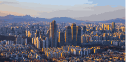 4K韩国风光 南山 城市 纪录片 高楼