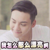 陈伟霆 我怎么那么漂亮啊 自恋 帅哥 微笑 男神 舔屏