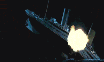 泰坦尼克号 爆炸 着火 害怕