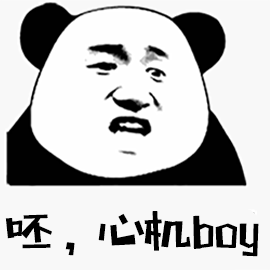 呸 熊猫头 心机boy