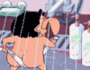 蜡笔小新洗澡GIF 卡通  gif  蜡笔小新