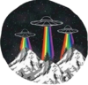 贴纸 飞船 外星飞船 UFO