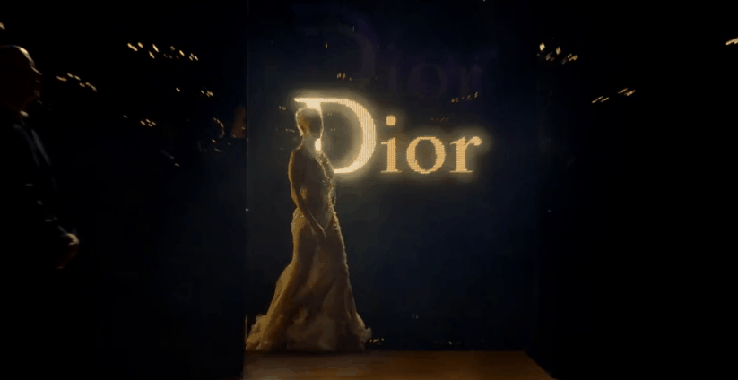 Dior&真我香水广告 T台 品牌 晚礼服 查理兹塞隆 美女 迪奥 闪光灯 霸气