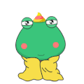 小青蛙 卖萌 脸红 浴巾