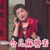 2018央视春晚 春晚 狗年大吉 一会儿麻将去 soogif