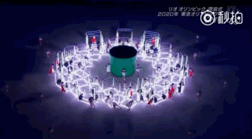 东京八分钟 闭幕式 灯光 奥运会