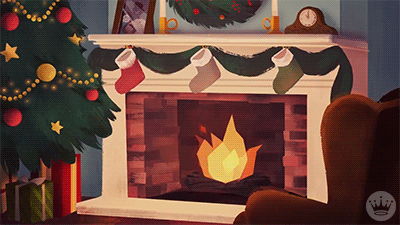 壁炉 圣诞树 居家 温暖