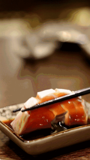 三文鱼 蘸料 美味 诱惑