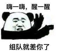 组队就差你了 金馆长 熊猫 醒一醒