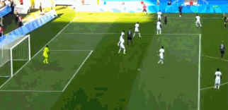 奥运会 里约奥运会 男足 半决赛 德国 尼日利亚 赛场瞬间 传中 推射 进球