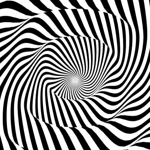 催眠 跳动 波动 黑白 条纹 循环 旋转