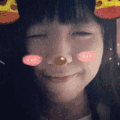 卖萌 眯眼睛 可爱 清纯