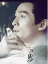 胡歌 侧脸 眨眼 男神