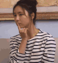吴初琳 思考 演员 申世景 电视剧 看见味道的少女 表情包