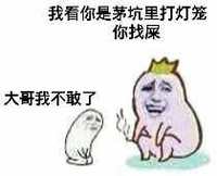 金馆长 萝卜 下跪 我看你是茅坑里打灯笼你找屎大哥我不敢了