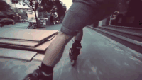 滑旱冰 男孩 青春 运动 炫酷 高难度 roller skating