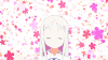 少女 可爱 萌萌哒 眨眼睛 小花