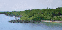 儋州 沿海 海 灯塔 纪录片 绿地 航拍中国 海南省 兵马角