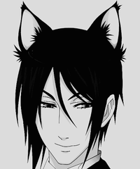 二次元 动漫 卡通 可爱 猫 男生
