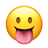 emoji 小黄脸 吐舌 调皮 搞怪 逗