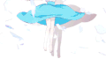 少女 裙子 旋转 闪亮