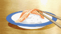 生鱼片 米饭 午餐 造型