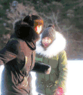 金秀贤 情侣 雪地