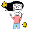 小鸡 搞笑 卡通 开心