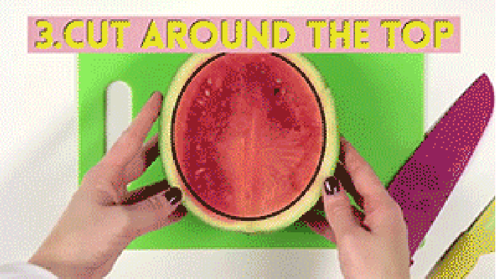 方块 水果 倒出 西瓜