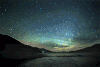 天空 高山 夜景 湖水