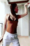 美女 性感 马尾辫 妖娆