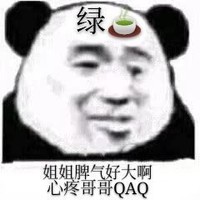 暴漫 熊猫头 姐姐脾气好大啊 绿茶语录 搞怪 逗