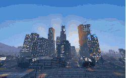 GTA5 GTAVtime&lapse 城市 太阳 纪录片 美国 蓝天 风景 高楼