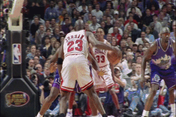 NBA 乔丹 慢动作 篮球 芝加哥公牛 进球