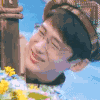 帅哥儿 微笑 眼镜 帽子 白敬亭