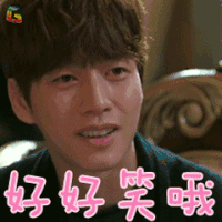 来自星星的你 朴海镇 李辉京 好好笑哦 开心 soogif soogif出品