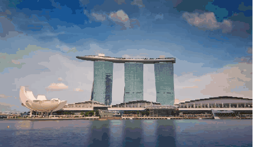 Singapore Singapore2012延时摄影 ZWEIZWEI 城市 新加坡 新加坡滨海湾金沙酒店 湖泊
