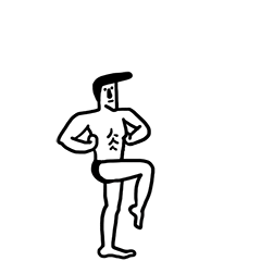 higif动态图片,男人健身踢腿动图表情包下载 - 影视