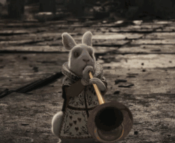 爱丽丝梦游仙境 兔子 吹喇叭 卡通 可爱