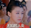 无知的人类 美女 古装 红衣服 白眼 皱眉